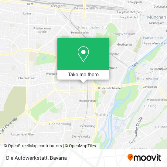 Die Autowerkstatt map