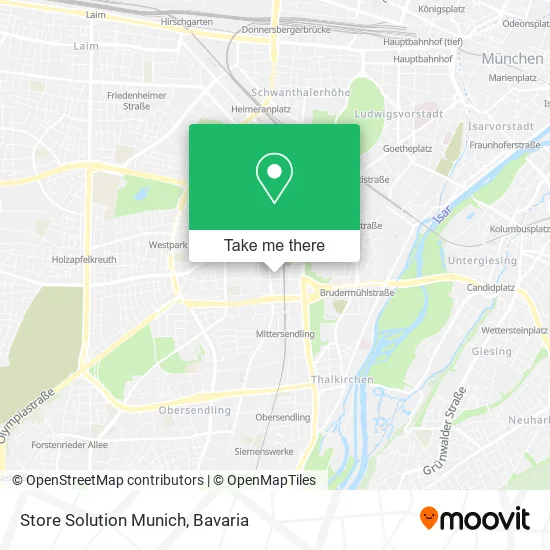 Карта Store Solution Munich