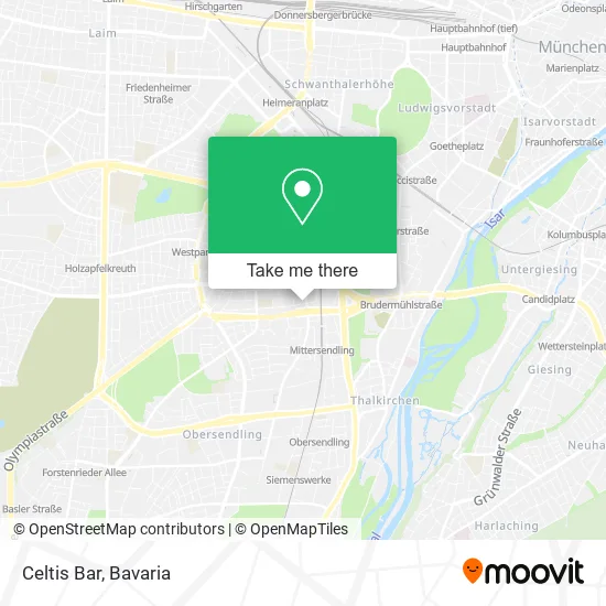 Карта Celtis Bar