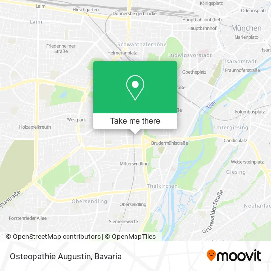 Карта Osteopathie Augustin