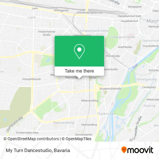 Карта My Turn Dancestudio