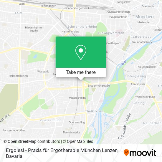 Ergolesi - Praxis für Ergotherapie München Lenzen map