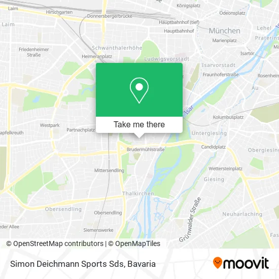 Карта Simon Deichmann Sports Sds