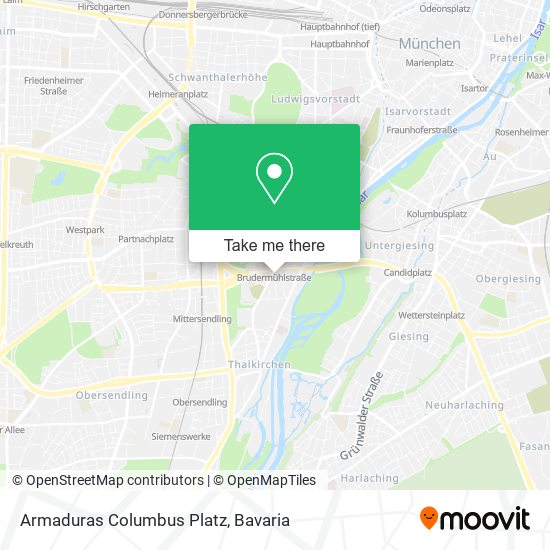 Armaduras Columbus Platz map