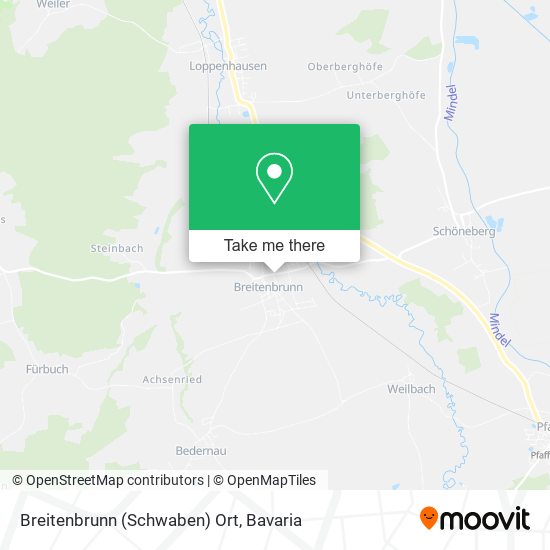 Breitenbrunn (Schwaben) Ort map