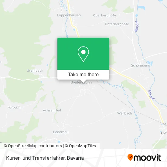 Карта Kurier- und Transferfahrer