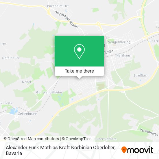 Alexander Funk Mathias Kraft Korbinian Oberloher map