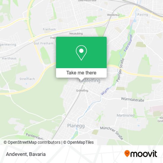 Карта Andevent