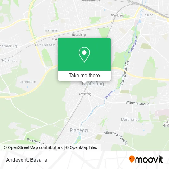 Карта Andevent
