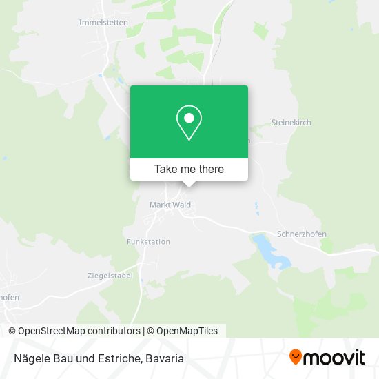 Nägele Bau und Estriche map