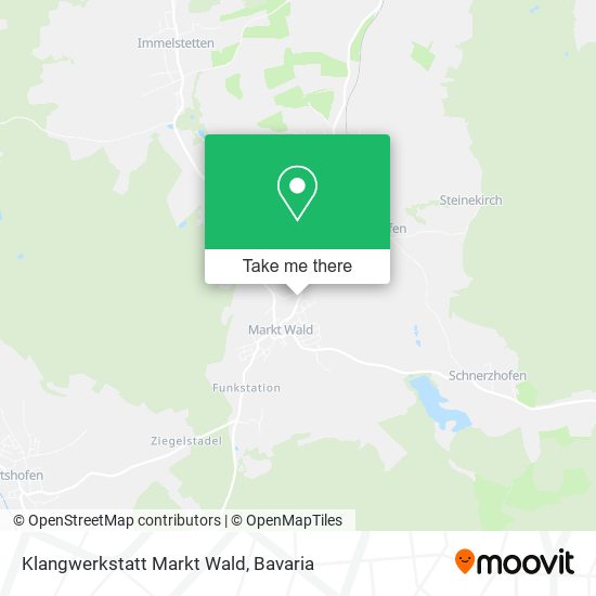 Карта Klangwerkstatt Markt Wald