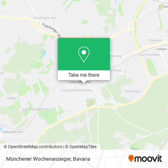 Münchener Wochenanzeiger map