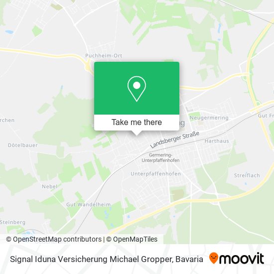 Карта Signal Iduna Versicherung Michael Gropper