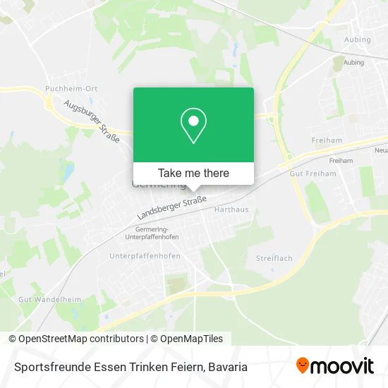Карта Sportsfreunde Essen Trinken Feiern