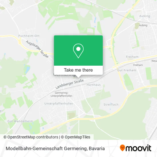 Карта Modellbahn-Gemeinschaft Germering