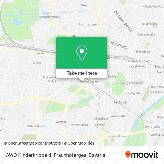 AWO Kinderkrippe d. Fraunhoferges map
