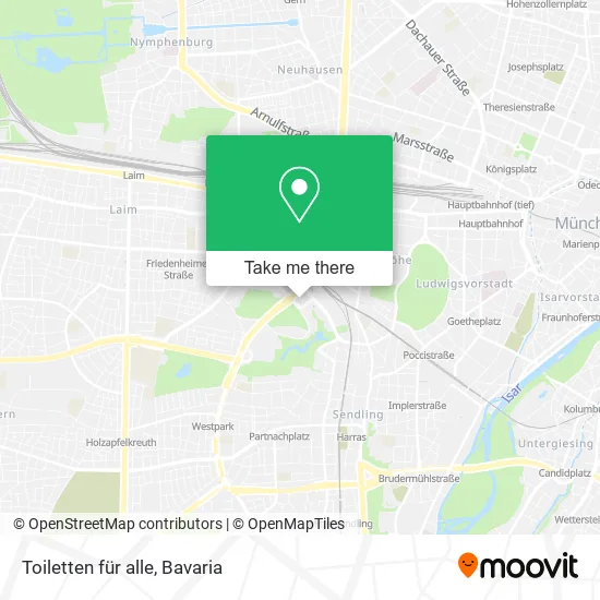 Карта Toiletten für alle