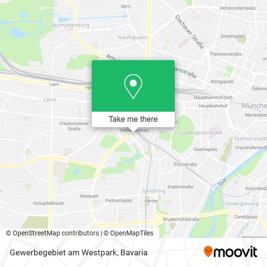 Gewerbegebiet am Westpark map