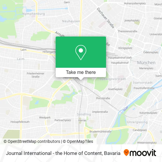 Карта Journal International - the Home of Content