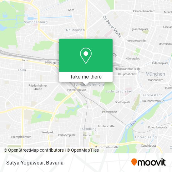 Satya Yogawear map