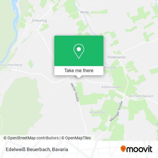 Edelweiß Beuerbach map