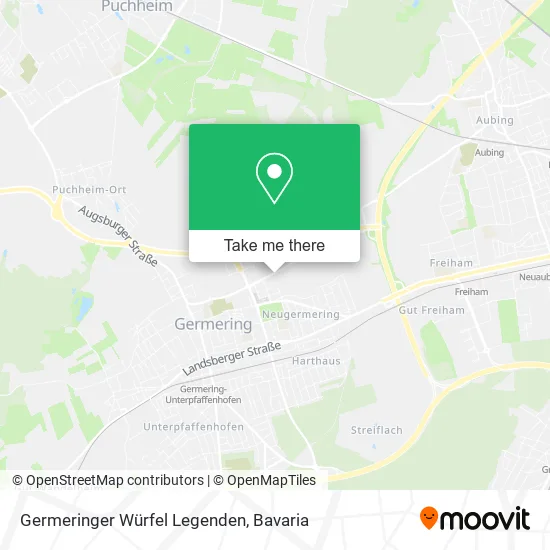 Карта Germeringer Würfel Legenden