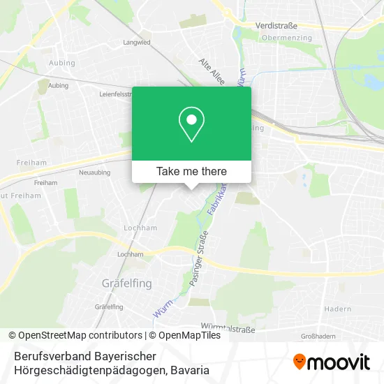 Карта Berufsverband Bayerischer Hörgeschädigtenpädagogen
