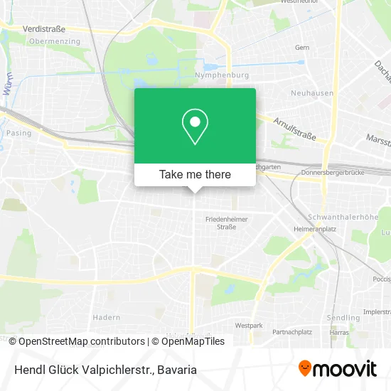 Карта Hendl Glück Valpichlerstr.