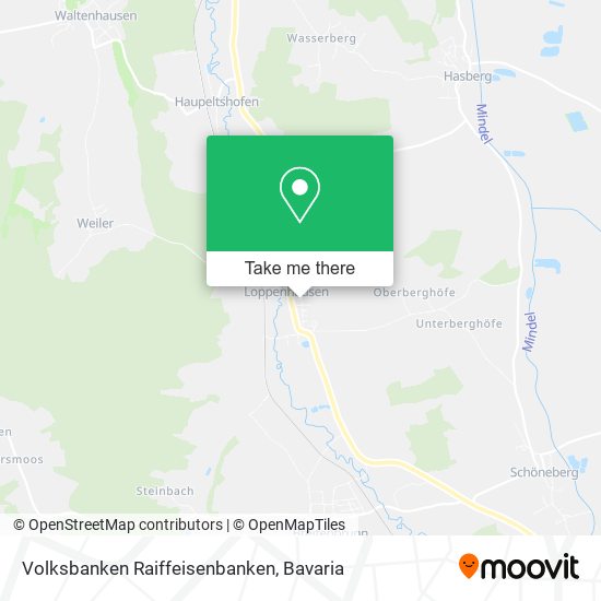 Volksbanken Raiffeisenbanken map