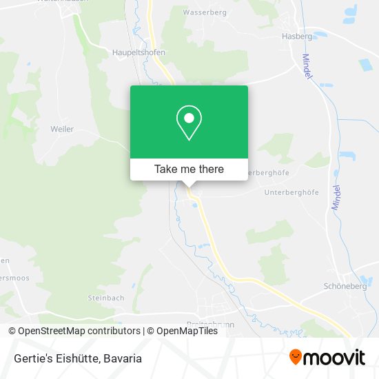 Gertie's Eishütte map