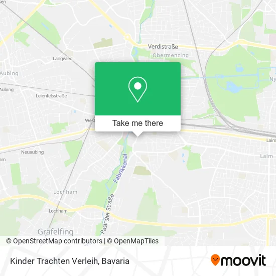 Карта Kinder Trachten Verleih