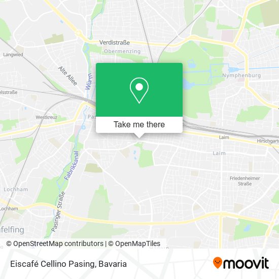Карта Eiscafé Cellino Pasing