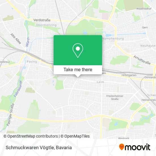 Карта Schmuckwaren Vögtle