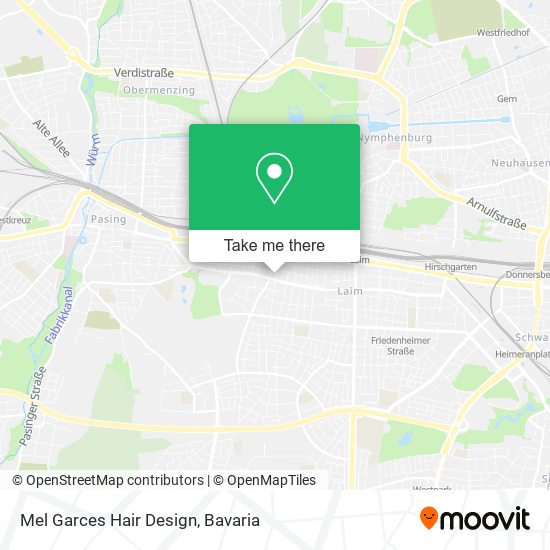 Mel Garces Hair Design map