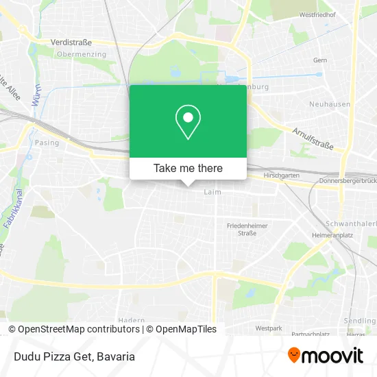 Карта Dudu Pizza Get