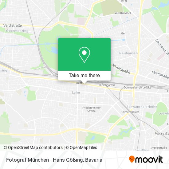 Fotograf München - Hans Gößing map