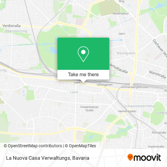 Карта La Nuova Casa Verwaltungs