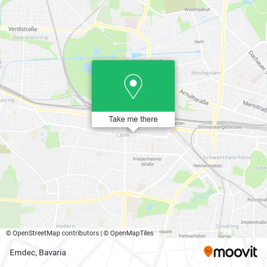 Карта Emdec