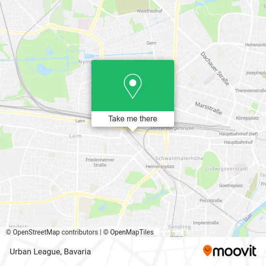 Карта Urban League