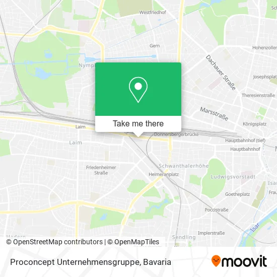 Карта Proconcept Unternehmensgruppe