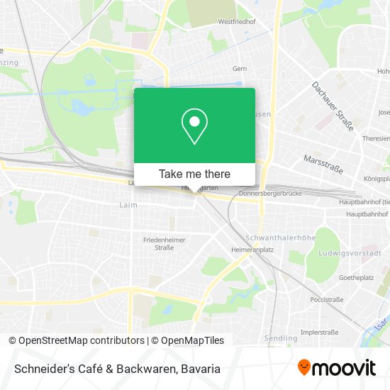 Schneider's Café & Backwaren map