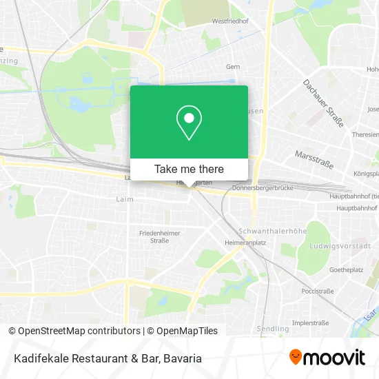 Карта Kadifekale Restaurant & Bar