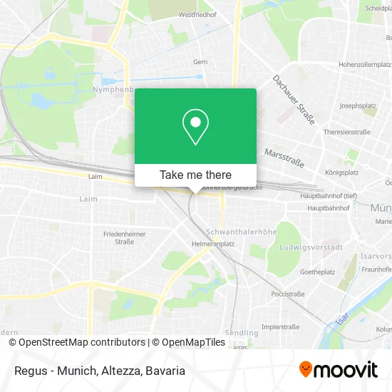 Карта Regus - Munich, Altezza