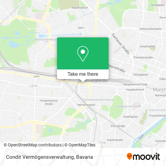 Карта Condit Vermögensverwaltung