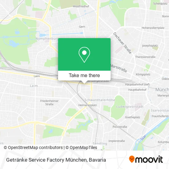 Карта Getränke Service Factory München