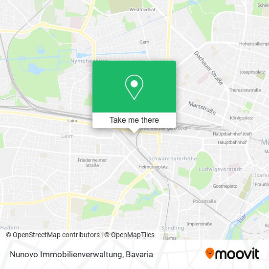 Nunovo Immobilienverwaltung map