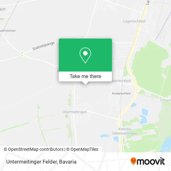 Карта Untermeitinger Felder