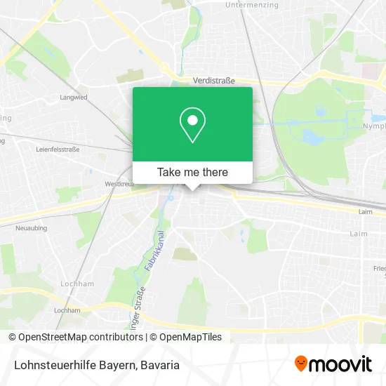 Карта Lohnsteuerhilfe Bayern