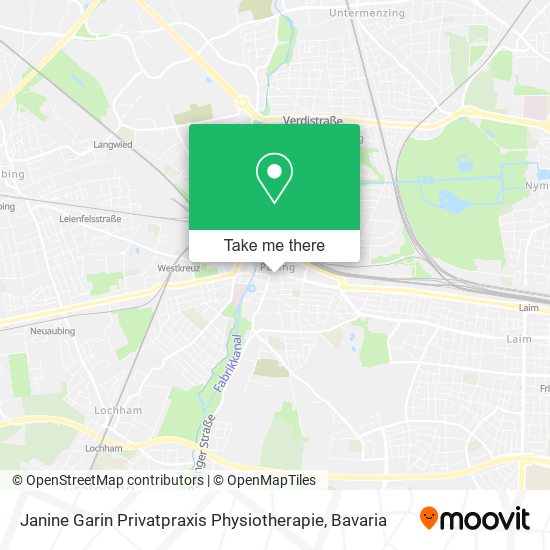 Janine Garin Privatpraxis Physiotherapie map