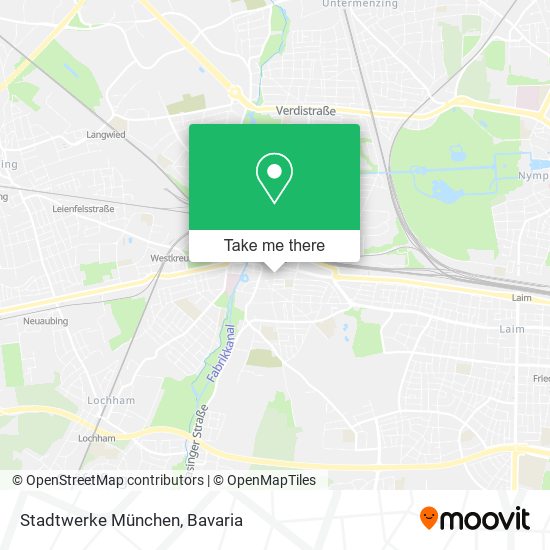 Stadtwerke München map
